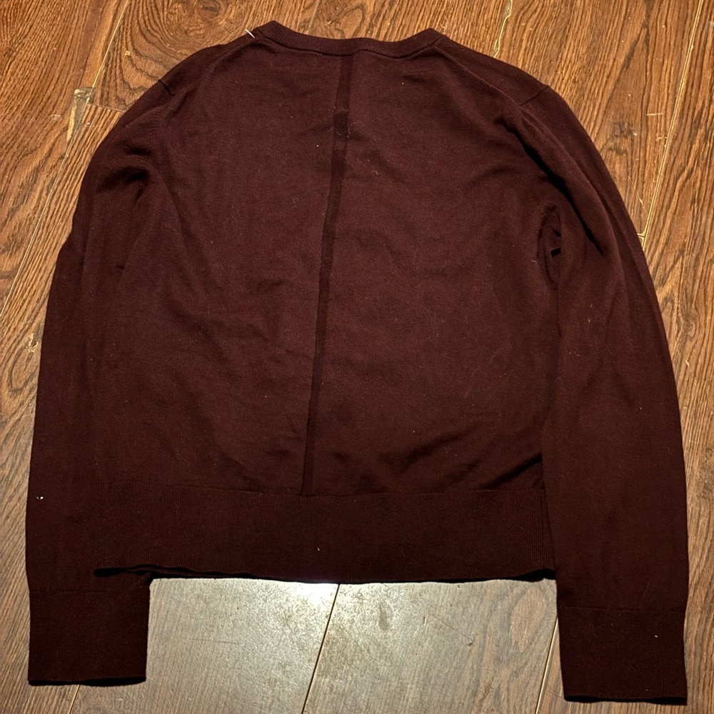 Ann Taylor Dark Brown Button Down Shirt - Picture 2 of 5
